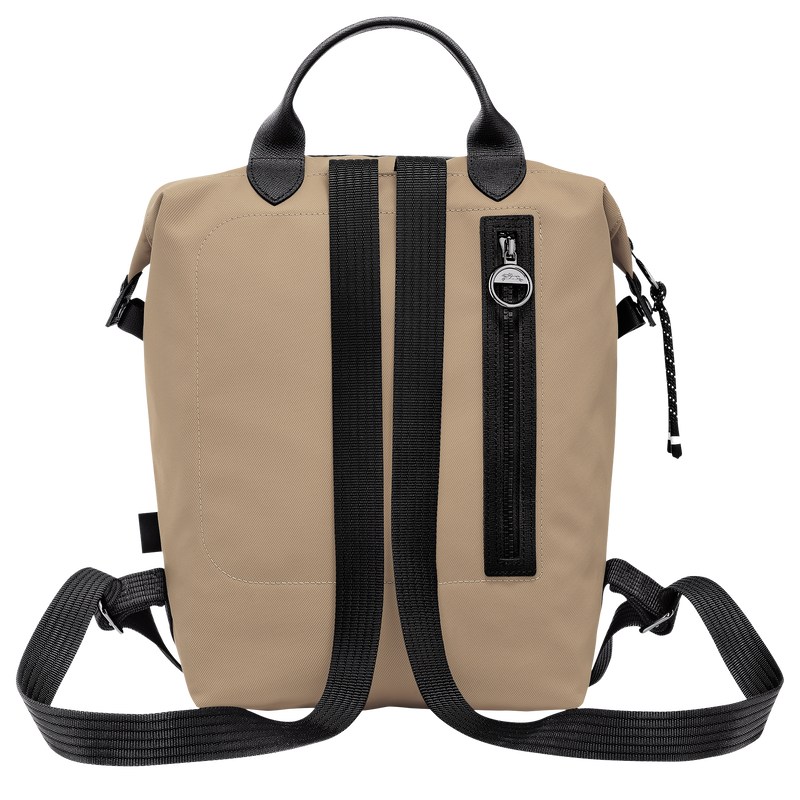 Longchamp Le Pliage Energy L Backpack - Recycled canvas Clay | 0915-FGUVI