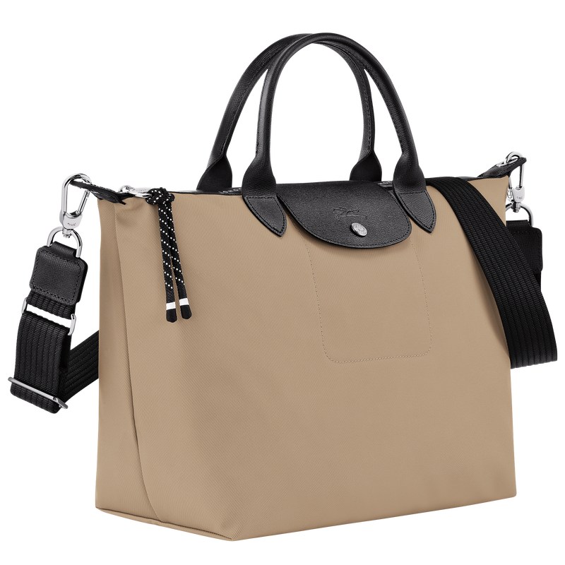 Longchamp Le Pliage Energy L Handbag - Recycled canvas Clay | 1536-MXTNO