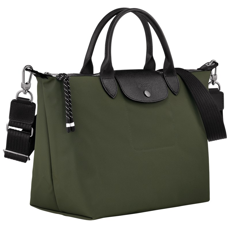 Longchamp Le Pliage Energy L Handbag - Recycled canvas Haki | 6093-KITHC