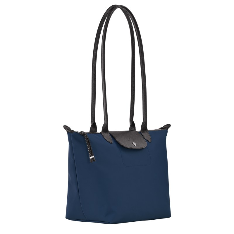 Longchamp Le Pliage Energy L Tote bag - Recycled canvas Lacivert | 4165-ZDVPR