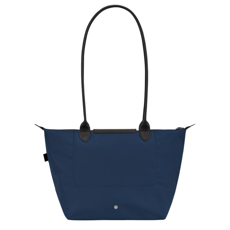 Longchamp Le Pliage Energy L Tote bag - Recycled canvas Lacivert | 4165-ZDVPR