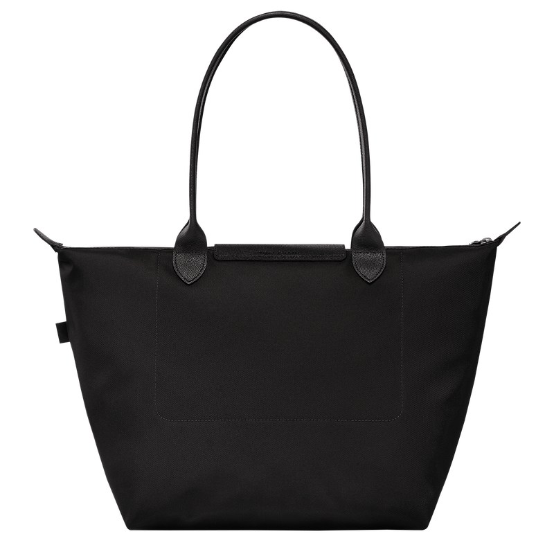 Longchamp Le Pliage Energy L Tote bag - Recycled canvas Siyah | 4657-BYGKL