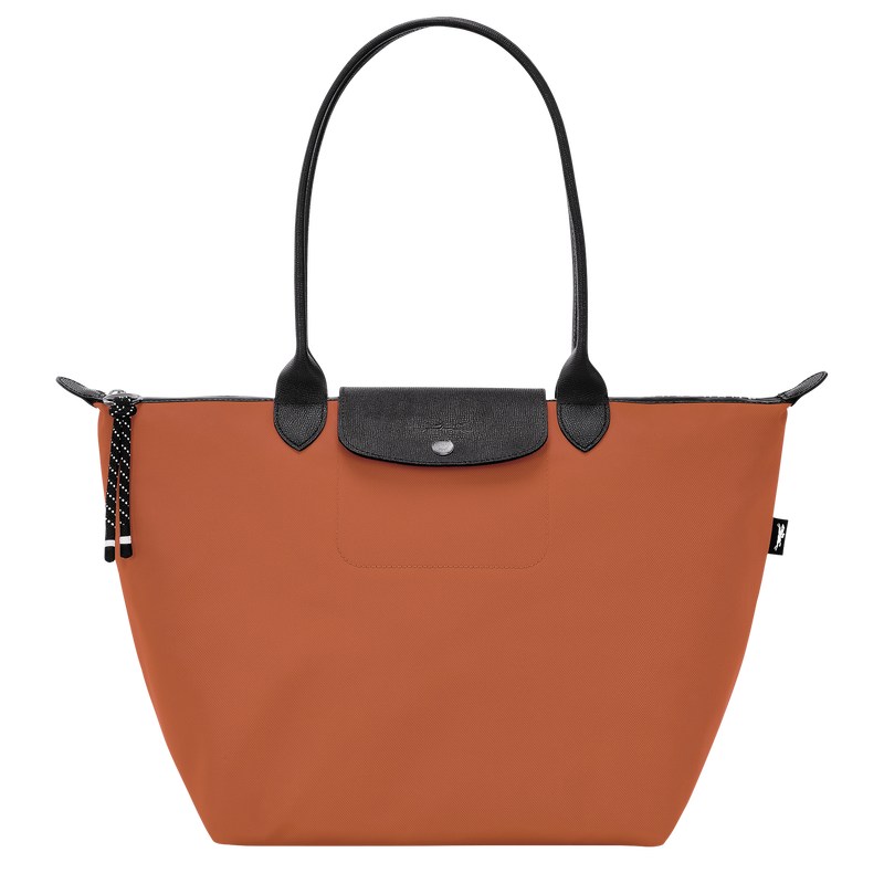 Longchamp Le Pliage Energy L Tote bag - Recycled canvas Sienna | 7512-CIXHJ