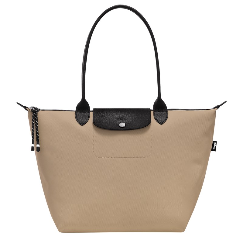 Longchamp Le Pliage Energy L Tote bag - Recycled canvas Clay | 9530-GKVPQ