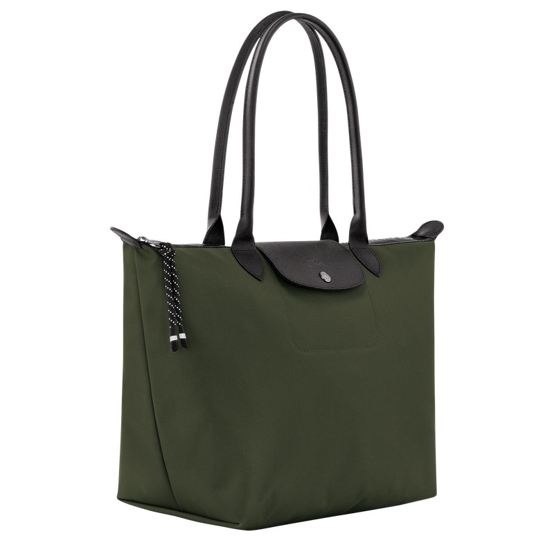 Longchamp Le Pliage Energy L Tote bag - Recycled canvas Haki | 5248-FEYCI