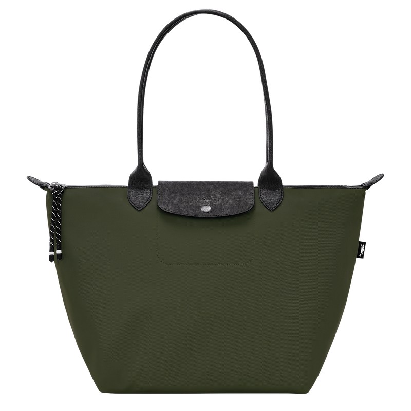 Longchamp Le Pliage Energy L Tote bag - Recycled canvas Haki | 5248-FEYCI