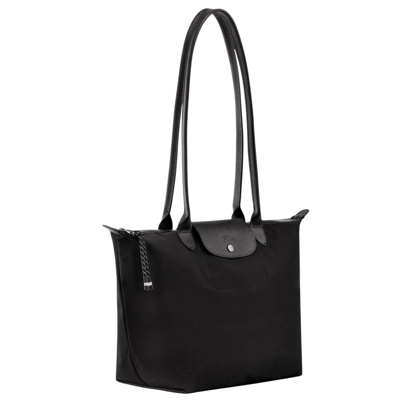 Longchamp Le Pliage Energy L Tote bag - Recycled canvas Siyah | 3740-BJETX