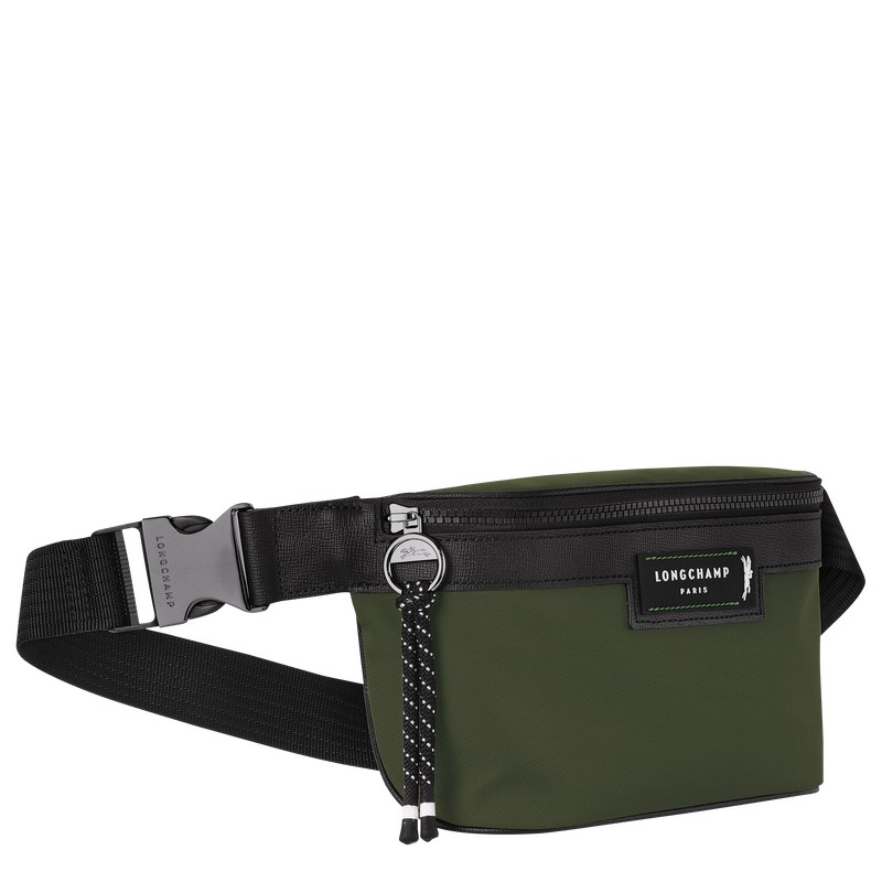 Longchamp Le Pliage Energy M Belt bag - Recycled canvas Haki | 7182-NVIKM