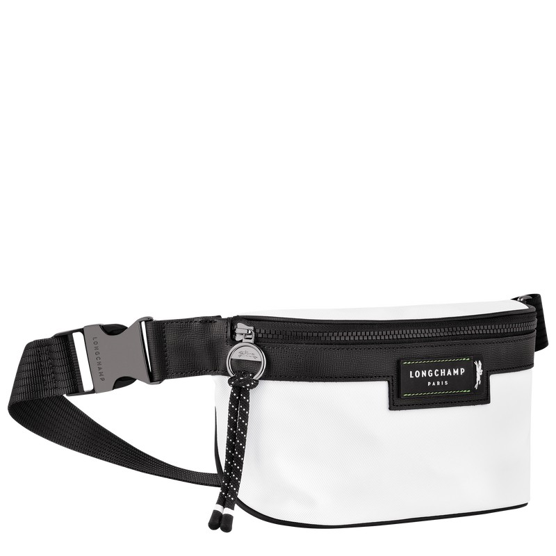 Longchamp Le Pliage Energy M Belt bag - Recycled canvas Beyaz | 5091-ZSIAP