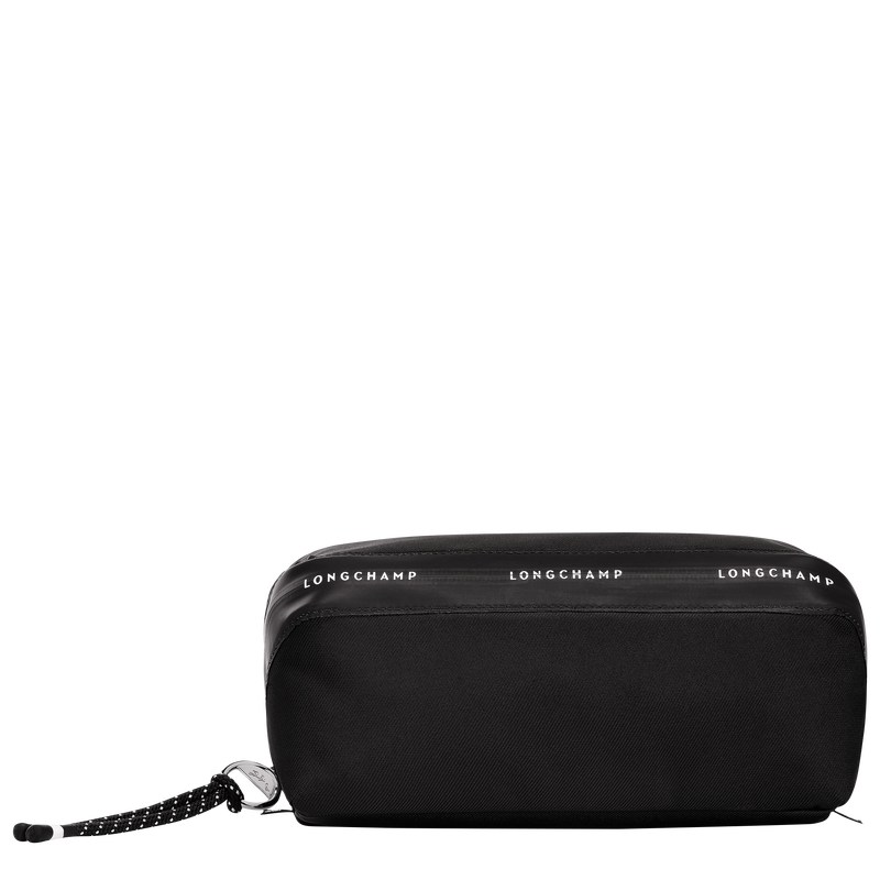 Longchamp Le Pliage Energy Pouch - Canvas Siyah | 6745-AUCKJ