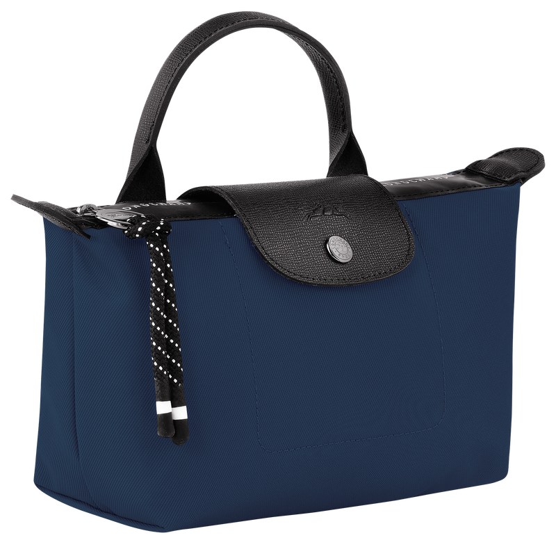 Longchamp Le Pliage Energy Pouch - Recycled canvas Lacivert | 7540-FKLUY