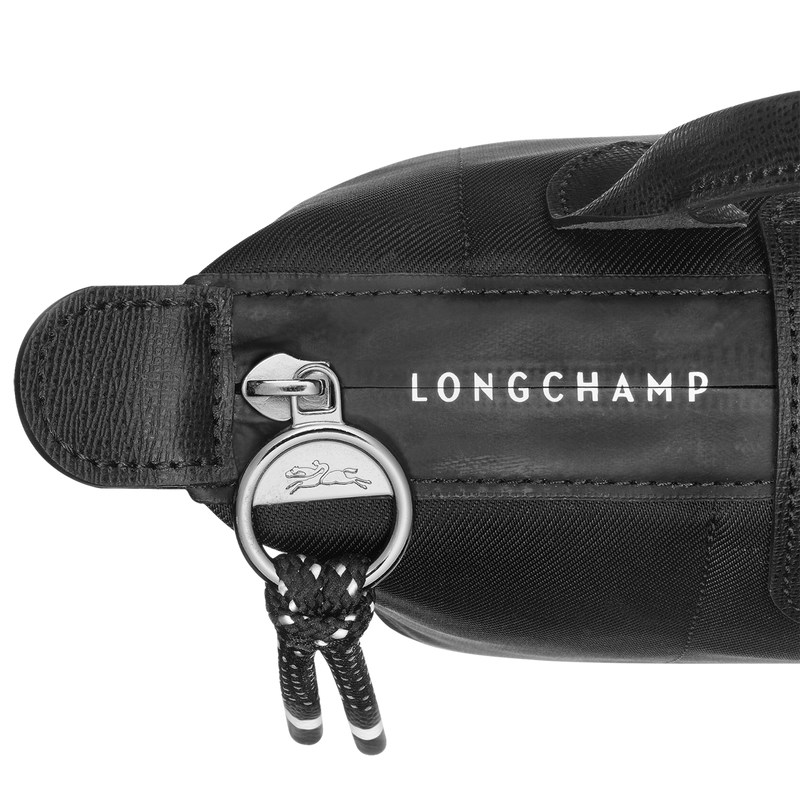 Longchamp Le Pliage Energy Pouch - Recycled canvas Siyah | 4392-GUIYQ