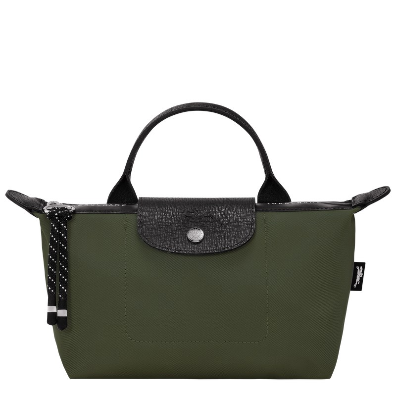 Longchamp Le Pliage Energy Pouch - Recycled canvas Haki | 8910-XQAOS