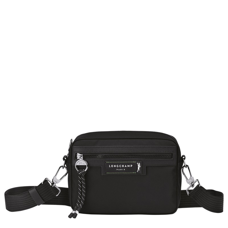 Longchamp Le Pliage Energy S Camera bag - Recycled canvas Siyah | 9271-USNID