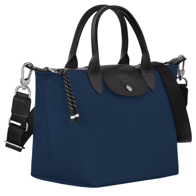 Longchamp Le Pliage Energy S Handbag - Recycled canvas Lacivert | 0789-GNZVP