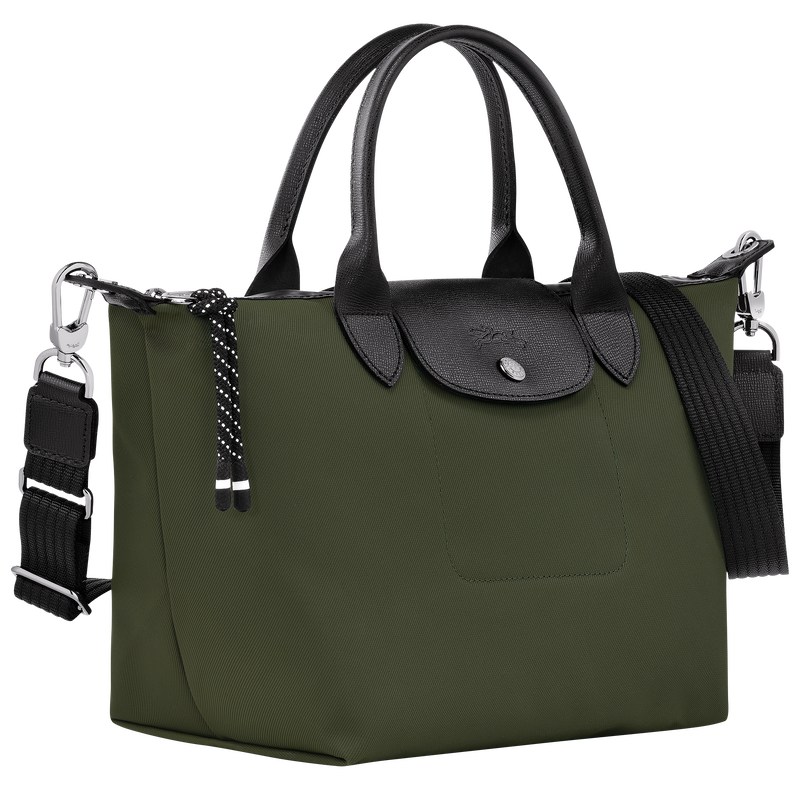 Longchamp Le Pliage Energy S Handbag - Recycled canvas Haki | 5192-ZRPHI