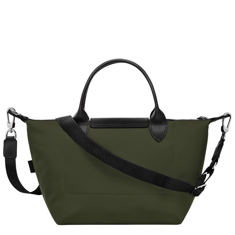 Longchamp Le Pliage Energy S Handbag - Recycled canvas Haki | 5192-ZRPHI