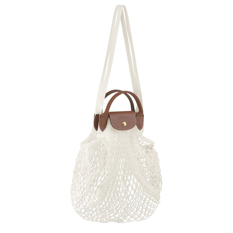 Longchamp Le Pliage Filet L Mesh bag - Canvas Ecru | 7960-XVZND