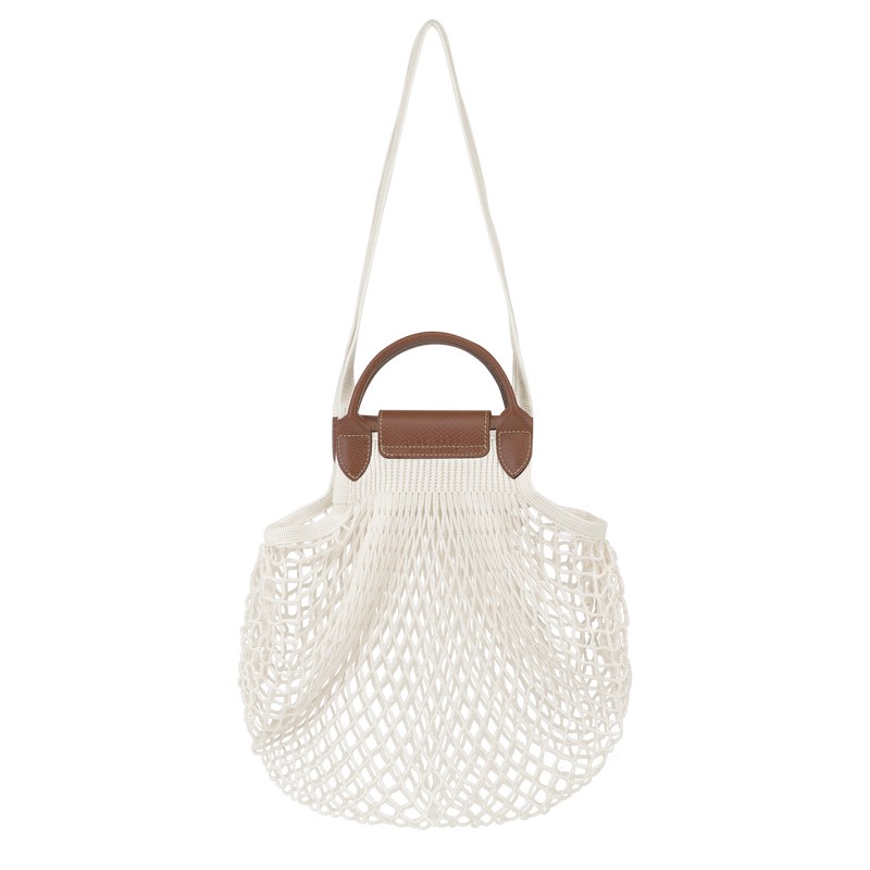 Longchamp Le Pliage Filet L Mesh bag - Canvas Ecru | 7960-XVZND