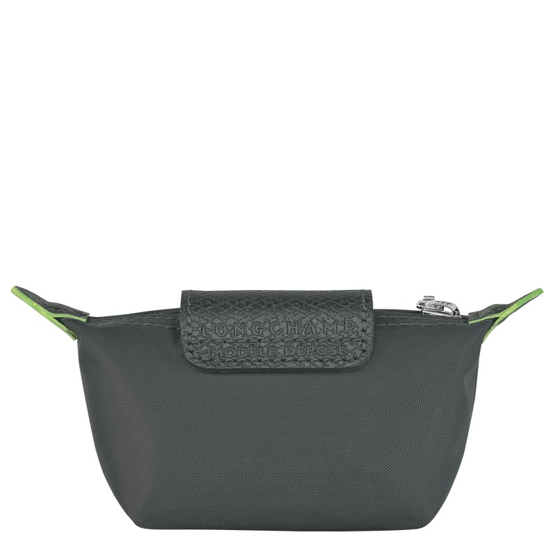 Longchamp Le Pliage Green Coin purse - Recycled canvas Graphite | 6954-DNQHP