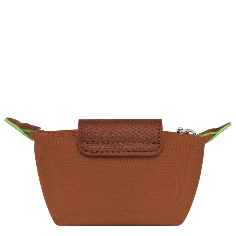 Longchamp Le Pliage Green Coin purse - Recycled canvas Cognac | 4281-LWUVY