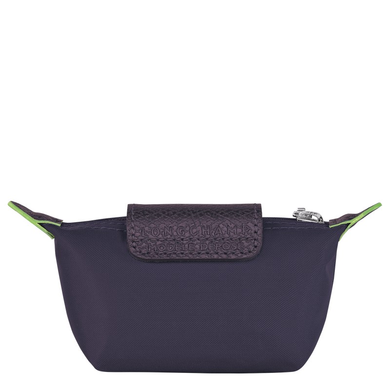 Longchamp Le Pliage Green Coin purse - Recycled canvas Bilberry | 8041-XRUCY