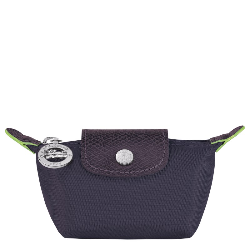 Longchamp Le Pliage Green Coin purse - Recycled canvas Bilberry | 8041-XRUCY