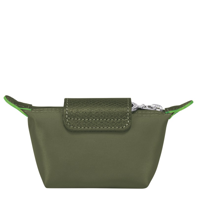 Longchamp Le Pliage Green Coin purse - Recycled canvas Forest | 0167-DBQRW