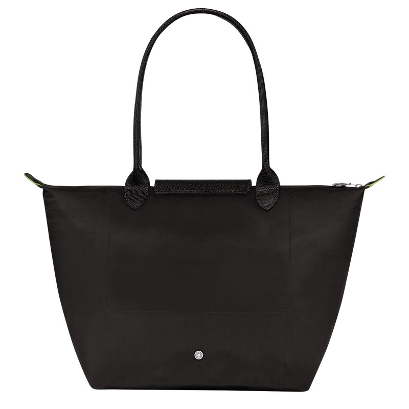 Longchamp Le Pliage Green L Tote bag - Recycled canvas Siyah | 0395-GEFHW