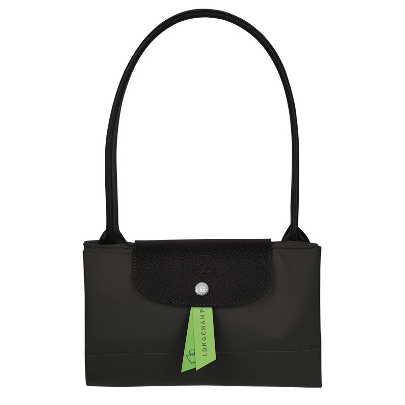 Longchamp Le Pliage Green L Tote bag - Recycled canvas Siyah | 0395-GEFHW