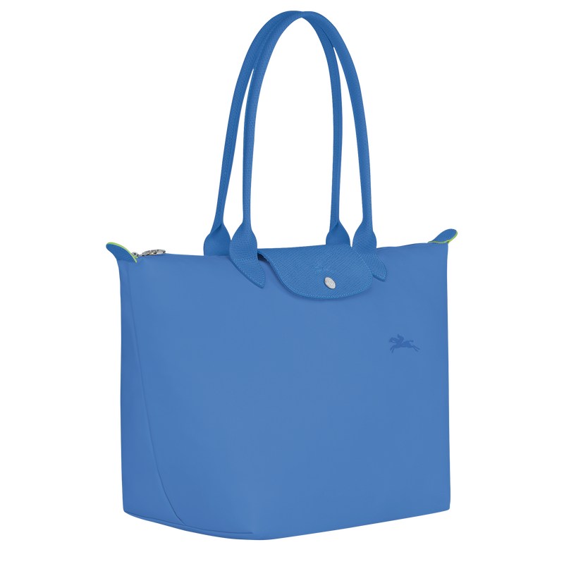 Longchamp Le Pliage Green L Tote bag - Recycled canvas Cornflower | 2087-JXTPC