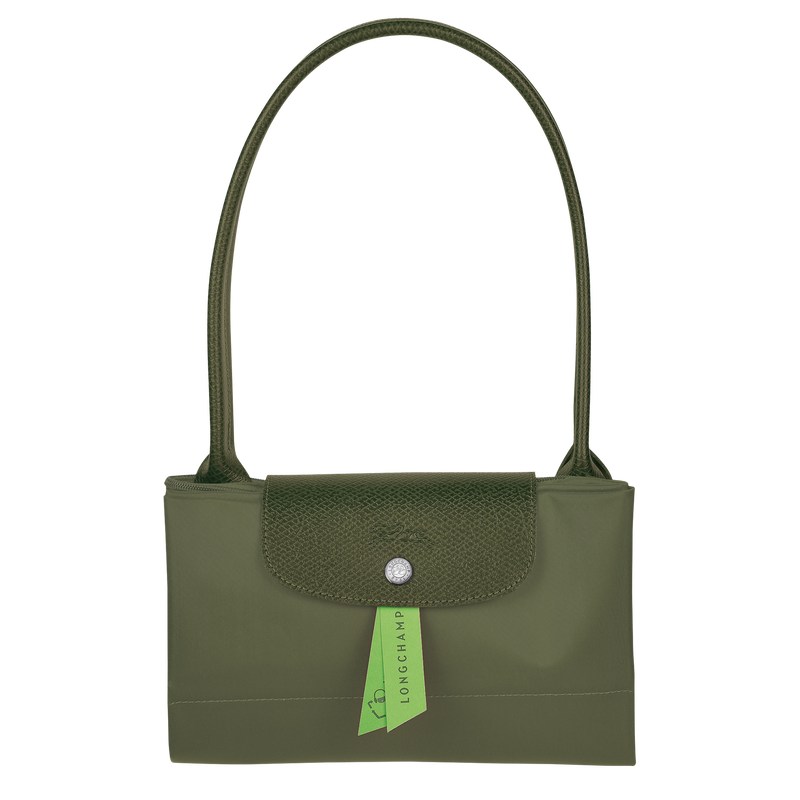 Longchamp Le Pliage Green L Tote bag - Recycled canvas Forest | 9075-PAQXF