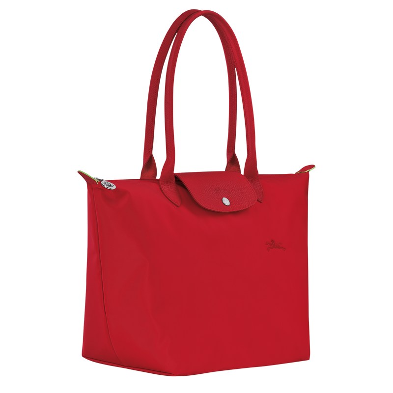 Longchamp Le Pliage Green L Tote bag - Recycled canvas Tomato | 1450-UXRWV