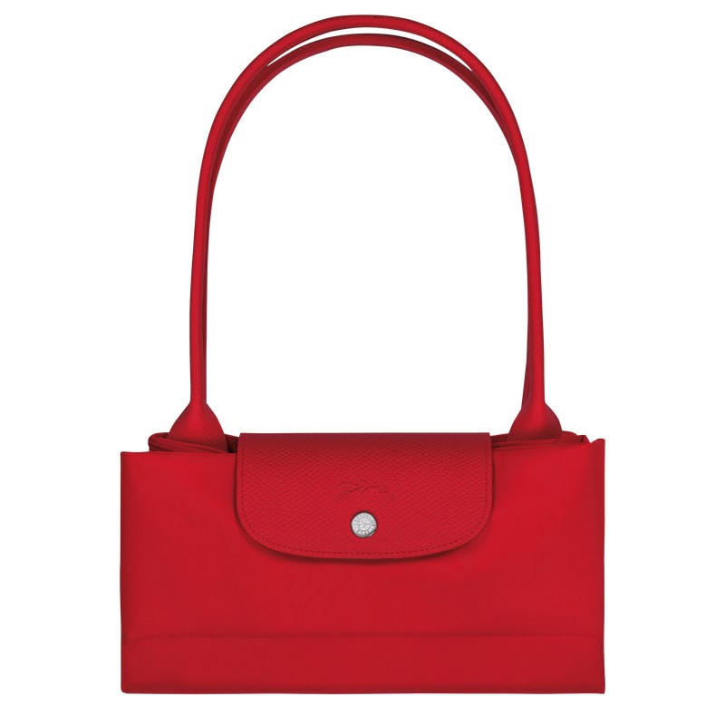 Longchamp Le Pliage Green L Tote bag - Recycled canvas Tomato | 1450-UXRWV