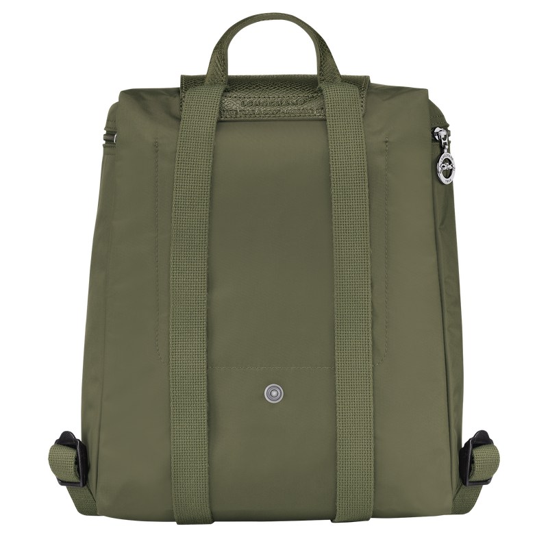 Longchamp Le Pliage Green M Backpack - Recycled canvas Forest | 9351-XIELF