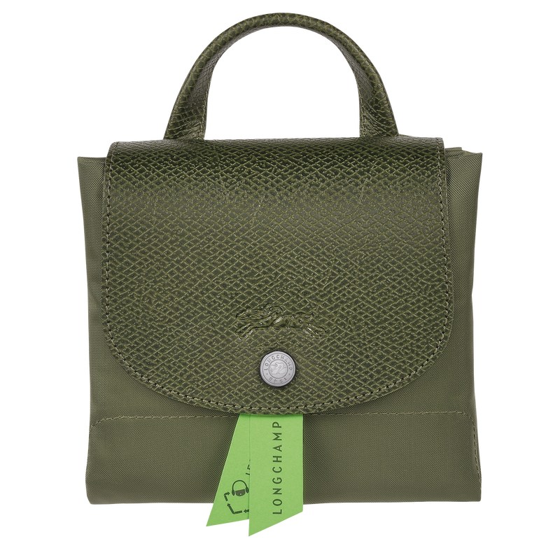 Longchamp Le Pliage Green M Backpack - Recycled canvas Forest | 9351-XIELF