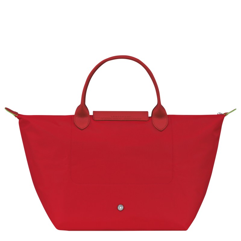 Longchamp Le Pliage Green M Handbag - Recycled canvas Tomato | 1650-SVEPJ