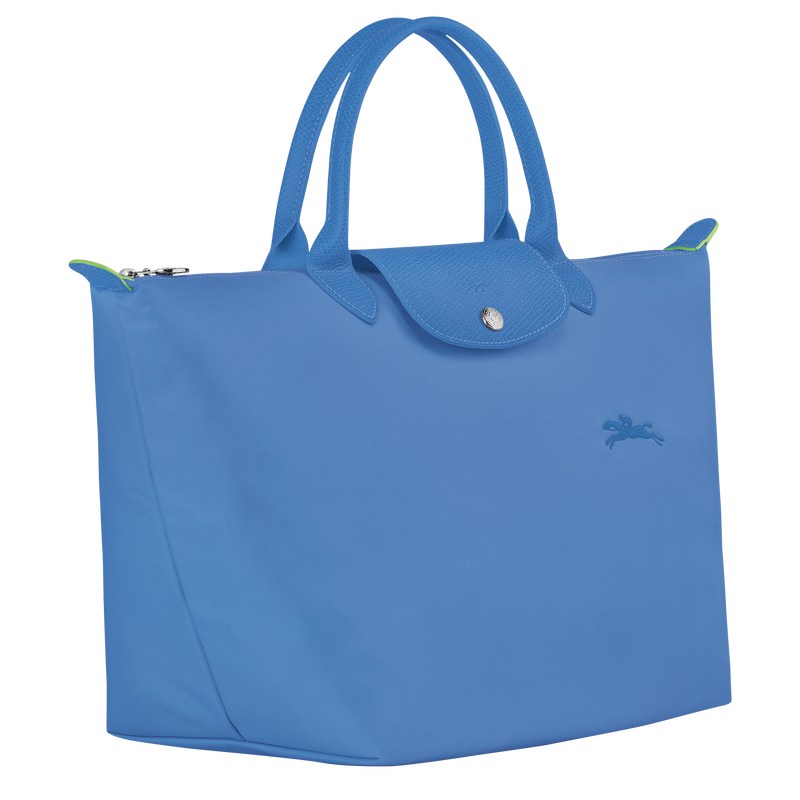 Longchamp Le Pliage Green M Handbag - Recycled canvas Cornflower | 2405-NCFKP