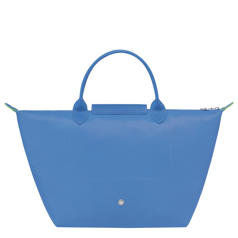 Longchamp Le Pliage Green M Handbag - Recycled canvas Cornflower | 2405-NCFKP