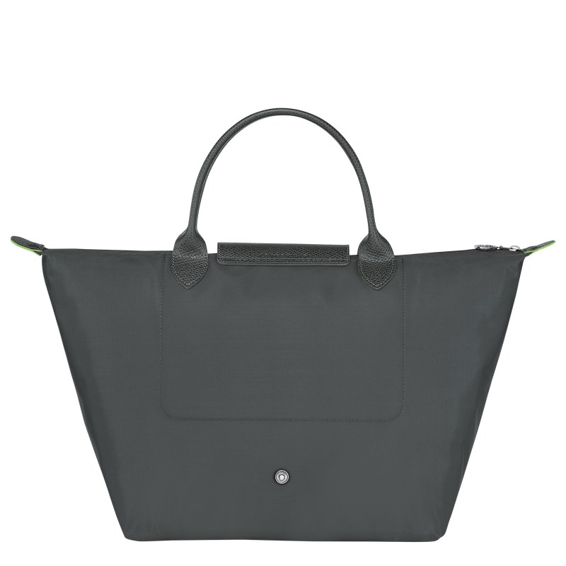 Longchamp Le Pliage Green M Handbag - Recycled canvas Graphite | 0516-YSOPW