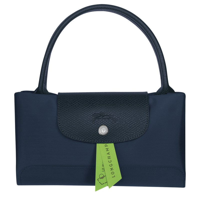 Longchamp Le Pliage Green M Handbag - Recycled canvas Lacivert | 5743-MKJPV