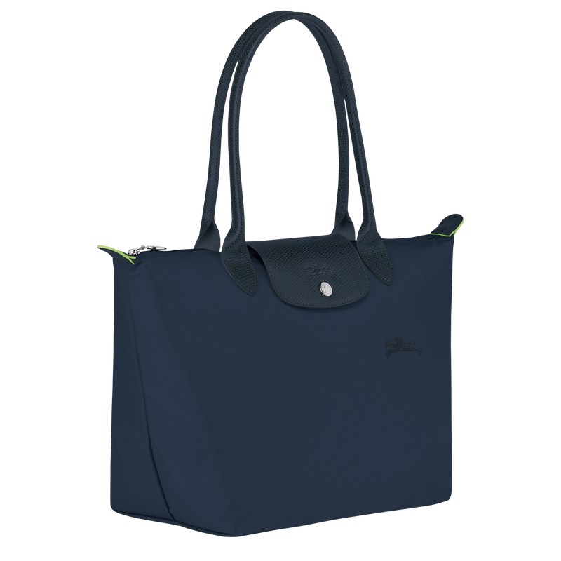 Longchamp Le Pliage Green M Tote bag - Recycled canvas Lacivert | 6793-WQZEJ