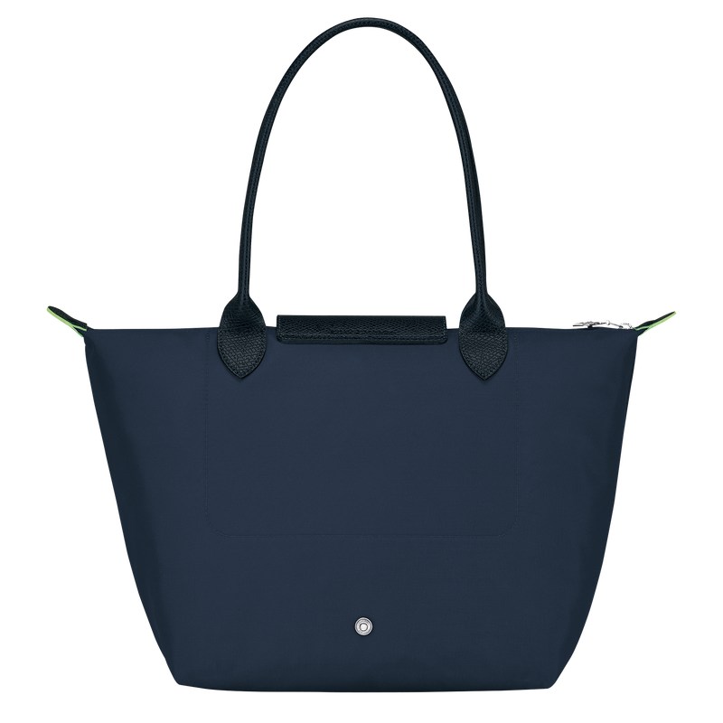 Longchamp Le Pliage Green M Tote bag - Recycled canvas Lacivert | 6793-WQZEJ