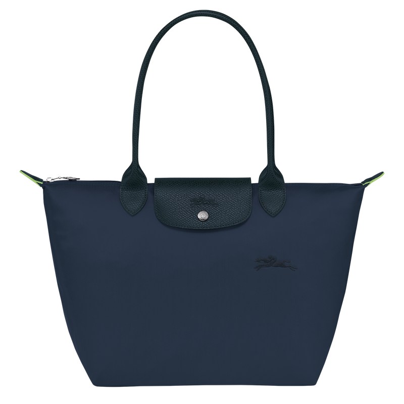 Longchamp Le Pliage Green M Tote bag - Recycled canvas Lacivert | 6793-WQZEJ