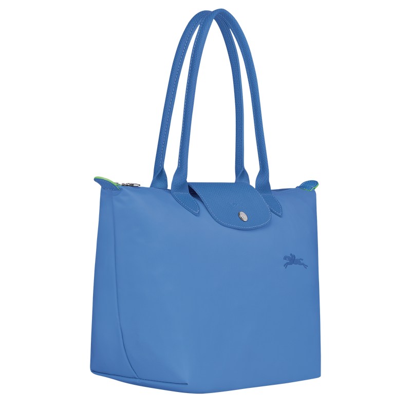 Longchamp Le Pliage Green M Tote bag - Recycled canvas Cornflower | 2867-LZHFU