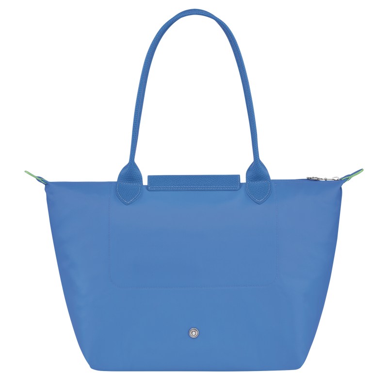 Longchamp Le Pliage Green M Tote bag - Recycled canvas Cornflower | 2867-LZHFU