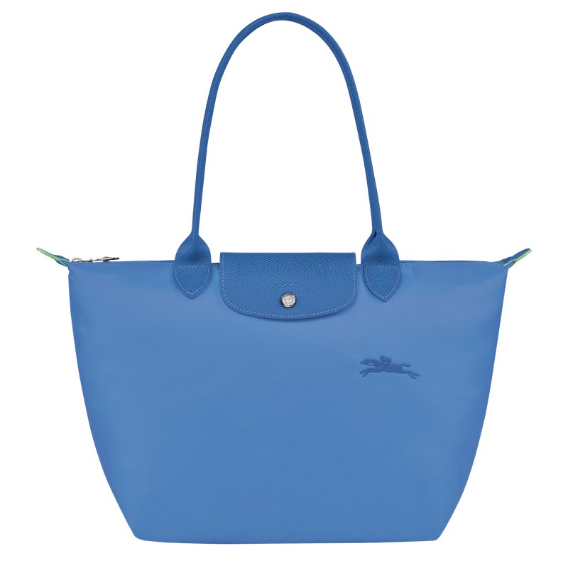 Longchamp Le Pliage Green M Tote bag - Recycled canvas Cornflower | 2867-LZHFU