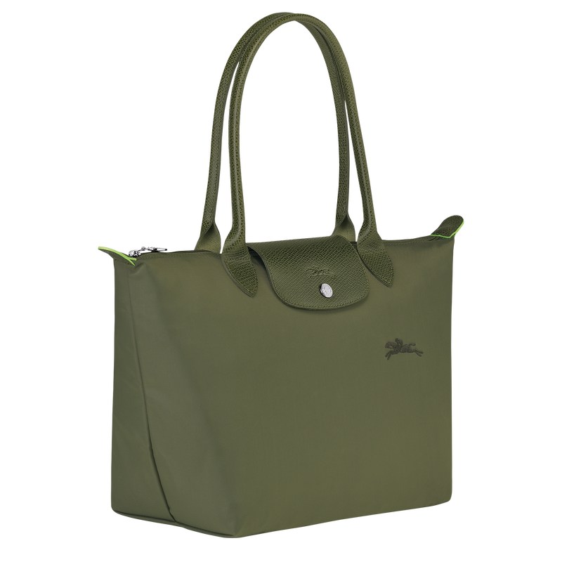 Longchamp Le Pliage Green M Tote bag - Recycled canvas Forest | 0672-XIWJZ