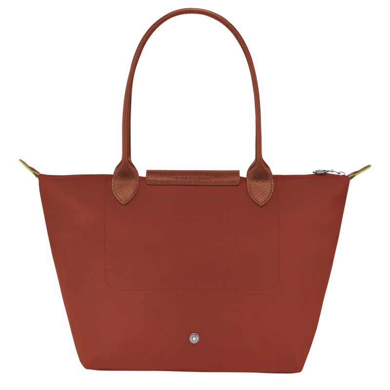 Longchamp Le Pliage Green M Tote bag - Recycled canvas Chestnut | 0346-UWHGC