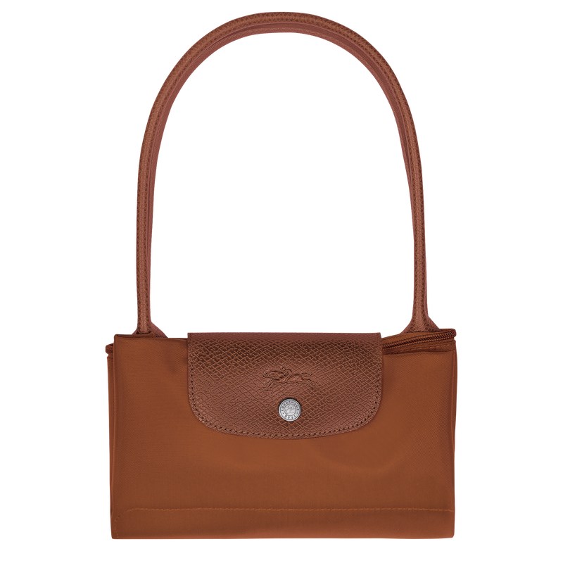 Longchamp Le Pliage Green M Tote bag - Recycled canvas Cognac | 7583-QVANY